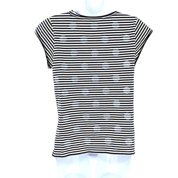 Marc by Marc Jacobs Polka Dot‎ Tee Sz S - Picture 4 of 5